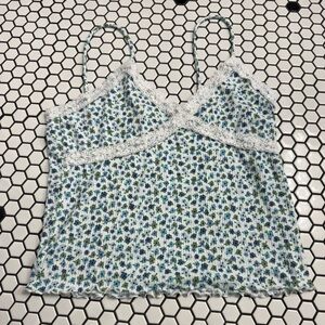 Wild love lace trim cami tank top size XL